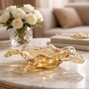 Elegant Glass Star Bowl